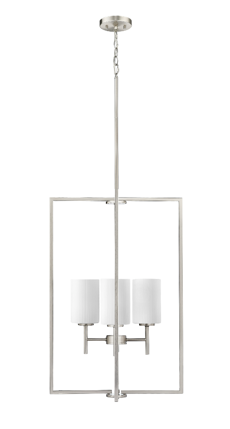 Luxx 4-Light Pendant light Brushed Nickel or Matte Black Finish, Luxx Collection