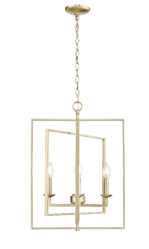 Nellis 4-Light Pendant light Modern Gold Finish, Nellis Collection