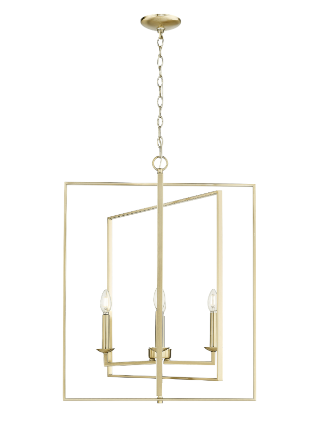 Nellis 4-Light Pendant light Finish Modern Gold, Nellis Collection