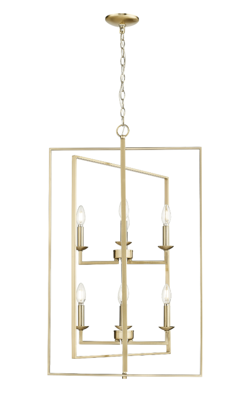 Nellis 8-Light Pendant light Modern Gold, Nellis Collection