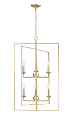 Nellis 8-Light Pendant light Modern Gold, Nellis Collection