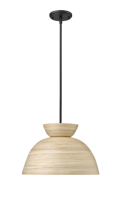 Jaycen 1-Light Pendant light Matte Black, Jaycen Collection