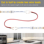 5 Pack SureLock 2 Pin LED Strip Light Wire Lead Connector