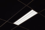 1x4 Back-Lit LED Designer Panel, 3850 Lumen Max, Wattage and CCT Selectable, Emergency Backup Option, 120-277V