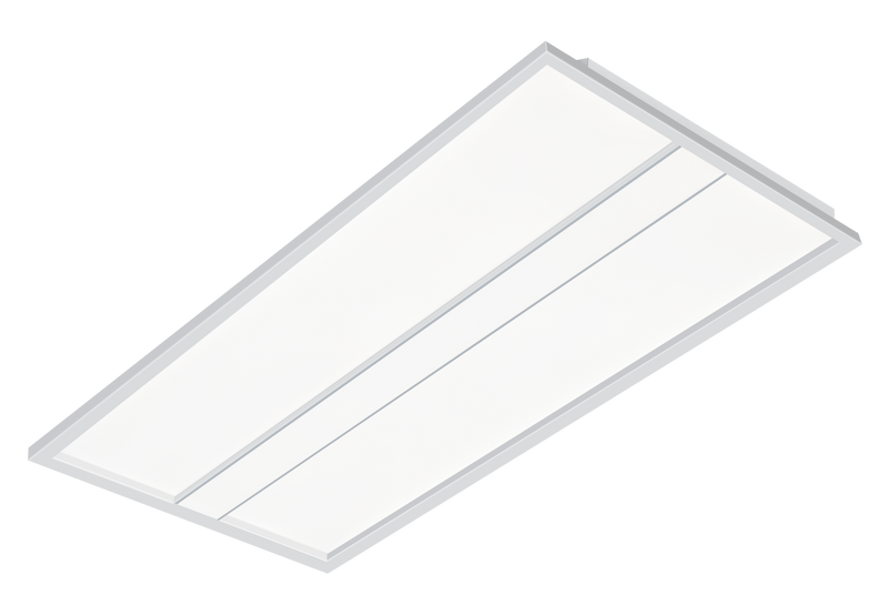 2x4 Back-Lit LED Designer Panel, 5500 Lumen Max, Wattage and CCT Selectable, Emergency Backup Option, 120-277V