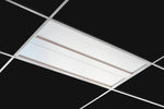 2x4 Back-Lit LED Designer Panel, 5500 Lumen Max, Wattage and CCT Selectable, Emergency Backup Option, 120-277V