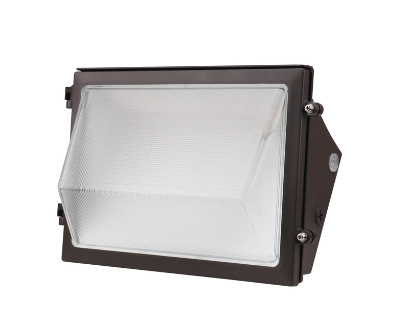 LED Traditional Wall Pack, 16200 Lumen Max, Wattage and CCT Selectable, 0-10V Dimming, Photocell, 120-277V or 277-480V