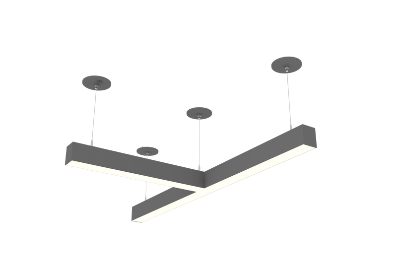 G2 T Shape Linear Architectural Beam Connector, White or Black Finish