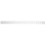 4FT Superior Architectural Seamless Linear Lights with White Louver Lens, 4710 Lumen Max, 40W, CCT Selectable, 120-277V