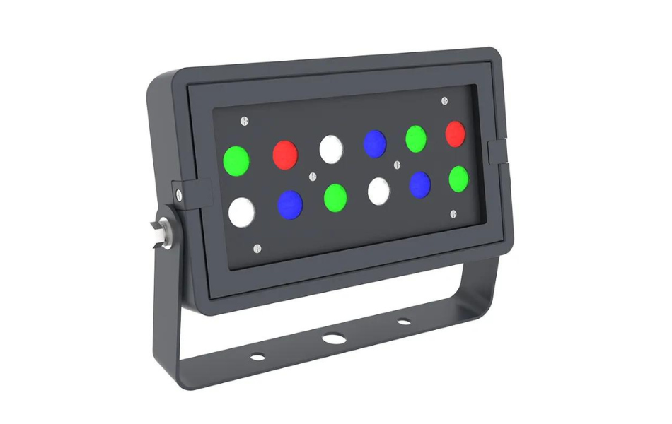 DMX 512 Compatible RGBW Square Flood Light, 36W