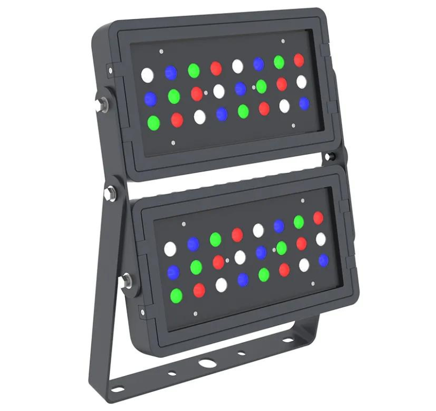 DMX 512 Compatible RGBW Square Flood Light, 144W