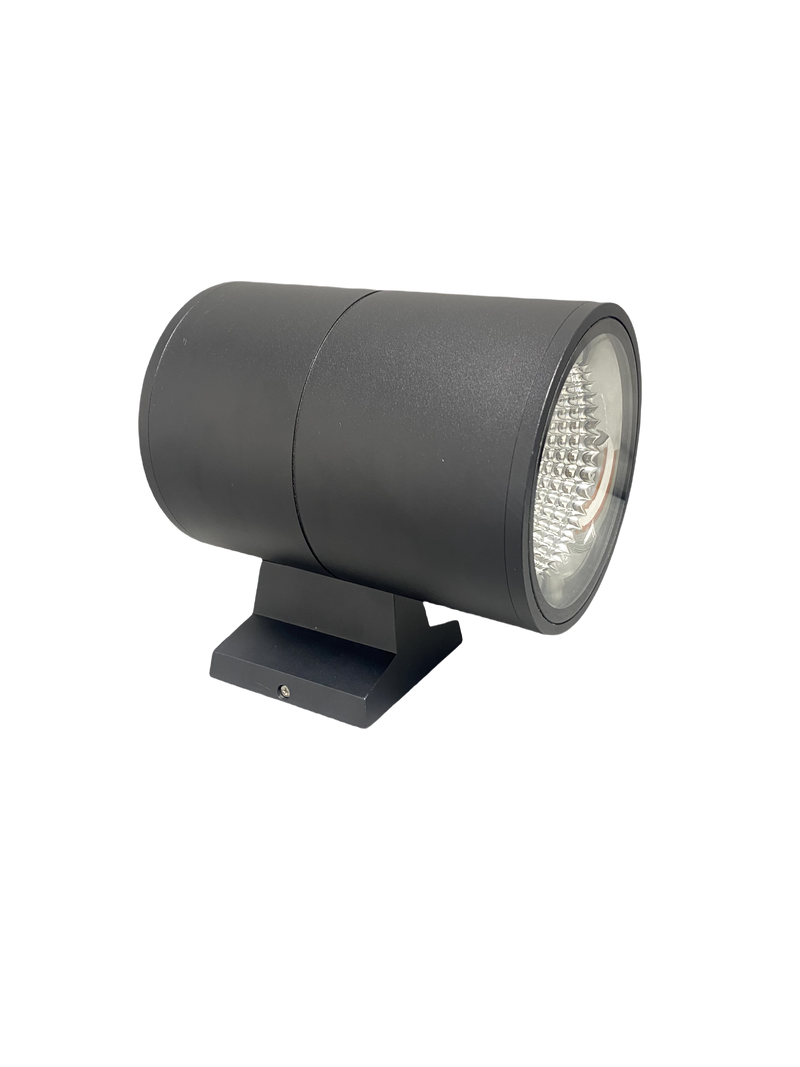 6" LED Architectural Outdoor Wall Mount Cylinder Light, 2750 Lumens, 25W, CCT Selectable, 120-277V, Black or White