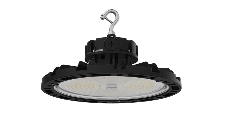 Aries G4 LED UFO High Bay, 38,400 Lumen Max, Wattage and CCT Selectable, Black Finish, Comparable to 750-1000 Watt HID Fixture, 120-277V