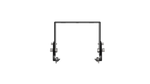 Mounting Bracket for Aries and Saturn UFO High Bay Lights, Black or White Finish