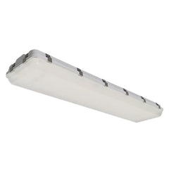 4FT LED Vapor Tight High Bay Light, 32000 Lumen Max, Wattage and CCT Selectable, Emergency Backup, 120-277V