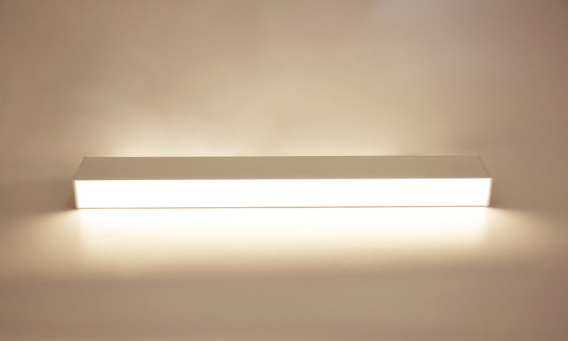 Zeta 1.8" x  2FT LED Linear Fixture, 2000 Lumen Max, Wattage and CCT Selectable, Diffuser, 120-277V