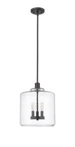 Pendant Light, Brushed Nickel, Matte Black, or Modern Gold Finish, Asheville Collection