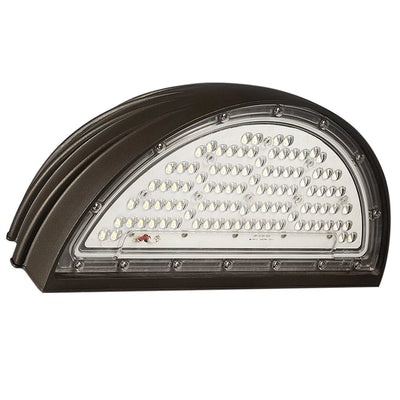 LED Football Full Cutoff Wall Pack, 9446 Lumen Max, 45W or 70W, 4000K or 5000K, 120-277V