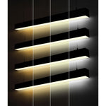 8 FT LED Linear Fixture, 9600 Lumen Max, 80W, CCT Selectable, 120-277V, Black, White or Silver Finish