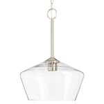 Tulip Pendant Light, Clear Glass,  Morbelle Collection