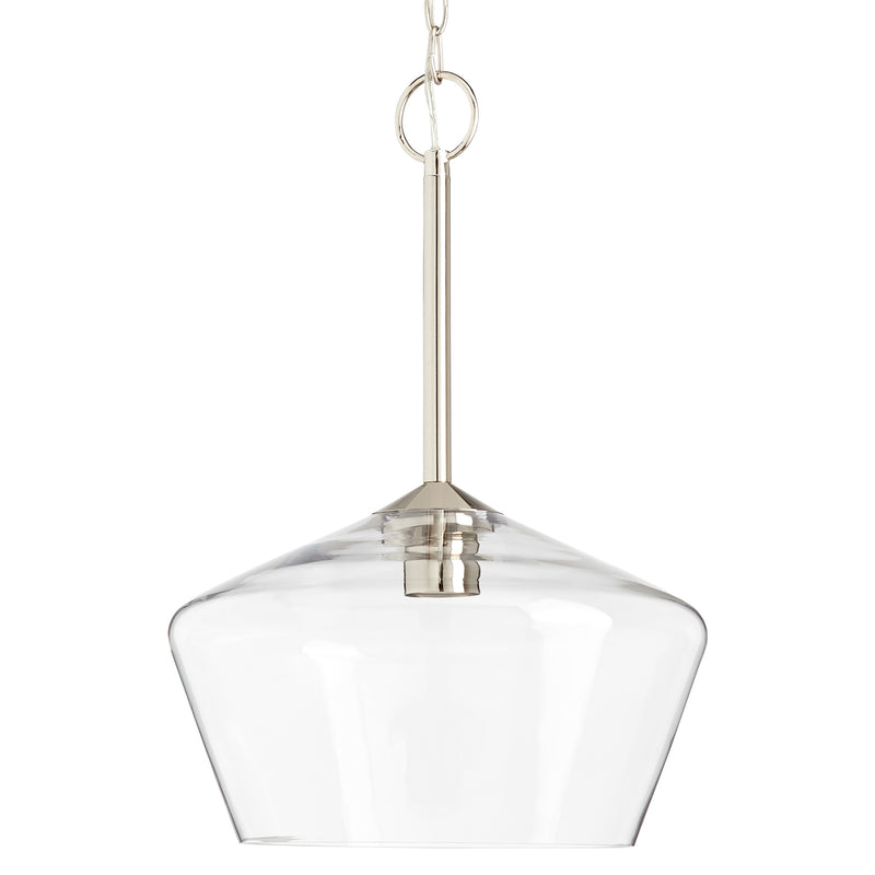 Tulip Pendant Light, Clear Glass,  Morbelle Collection