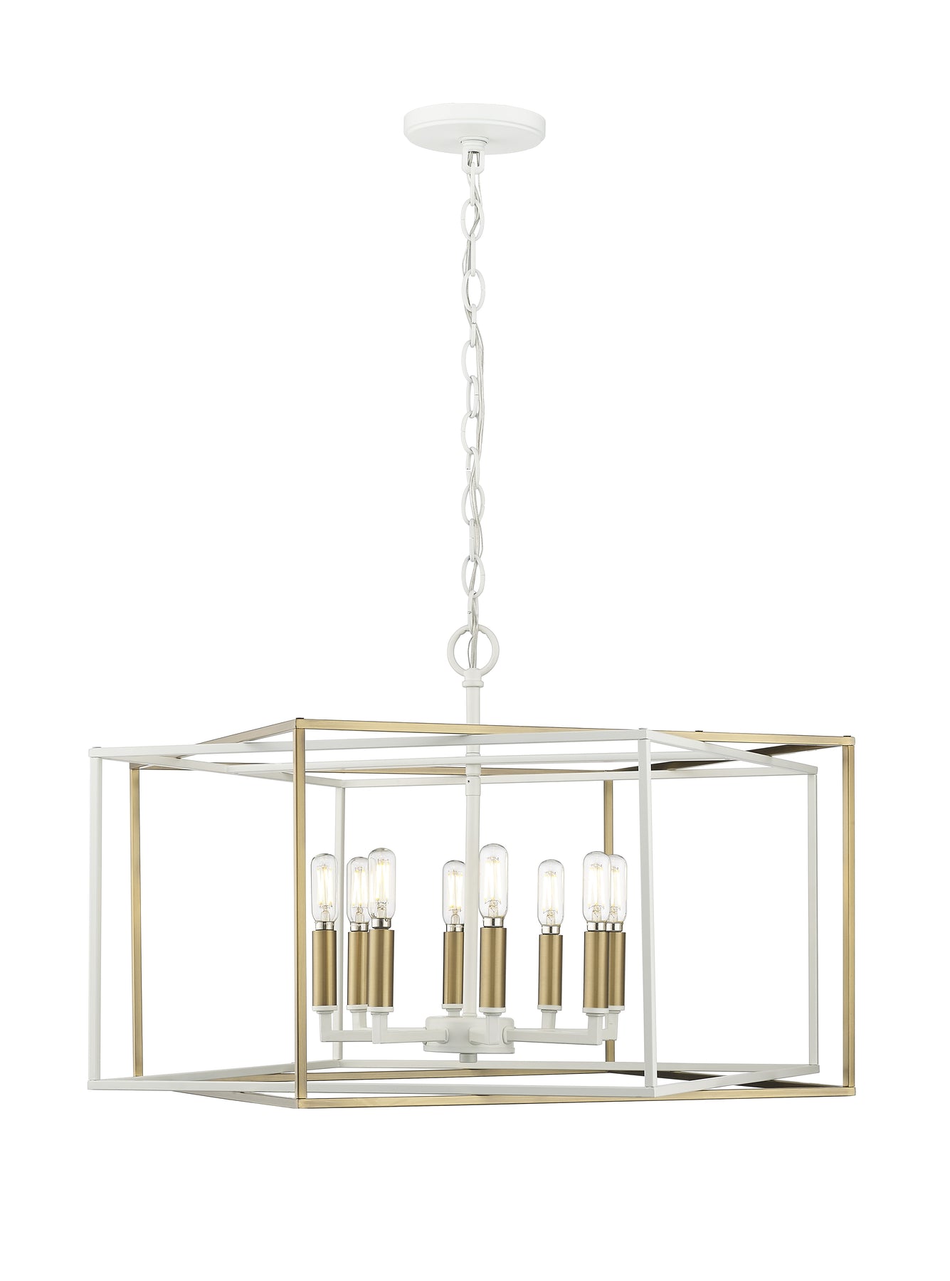 8 Light Pendant Light, Lowe Collection