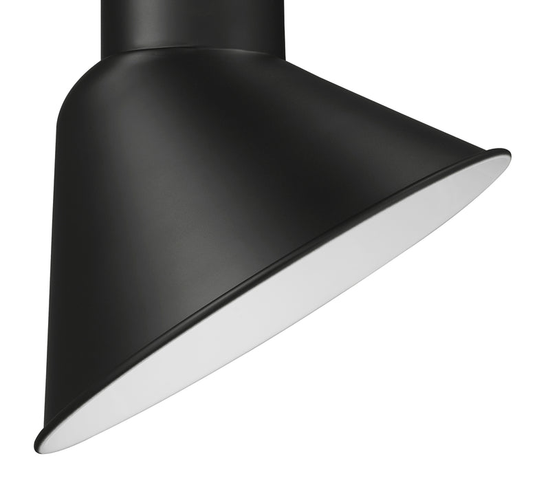 Millennium Lighting 12" RLM Angle Shade, Satin Black Finish