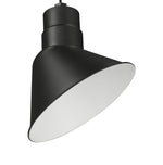 Millennium Lighting 12" RLM Angle Shade, Satin Black Finish