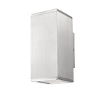 Millennium Lighting, 10" Square Cylinder Outdoor Wall Sconce, Vegas Collection, Aluminum or Powder Coated Black Finish