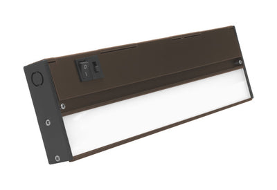 12.5" LED Undercabinet Light, CCT Selectable, 120V, Black, Nickel, Oil-Rubbed Bronze, and White