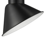 Millennium Lighting 10" RLM Angle Shade, Satin Black Finish