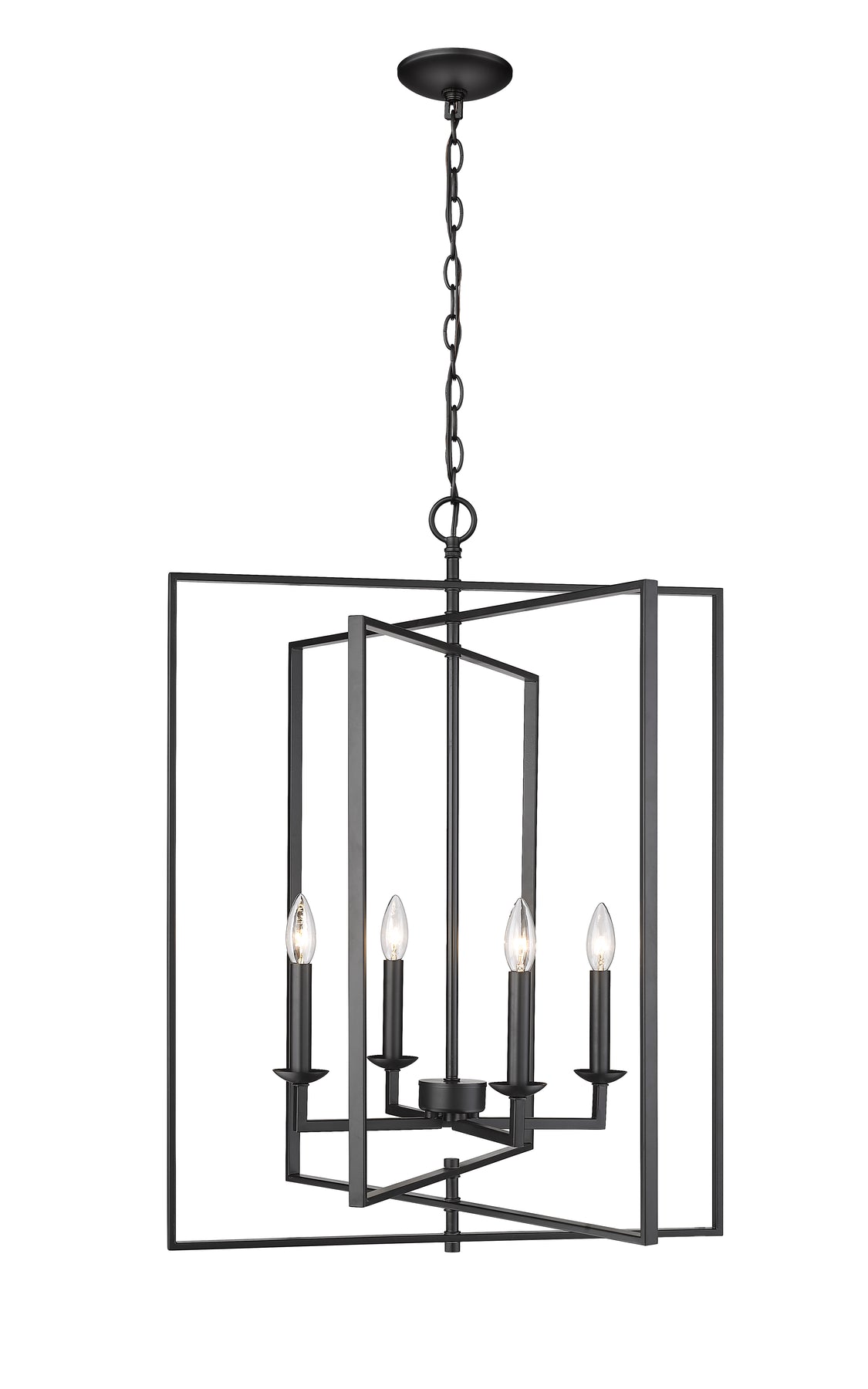 30" Pendant Light, Matte Black Finish, Nellis Collection