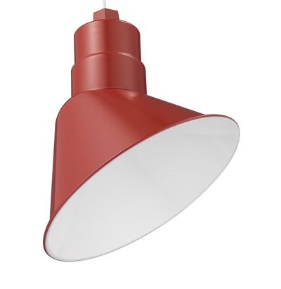 Millennium Lighting 10" RLM Angle Shade, Satin Red Finish