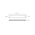 4FT Up and Down Linear Light, 4600 Lumens, 40W, CCT Selectable, 110-277V