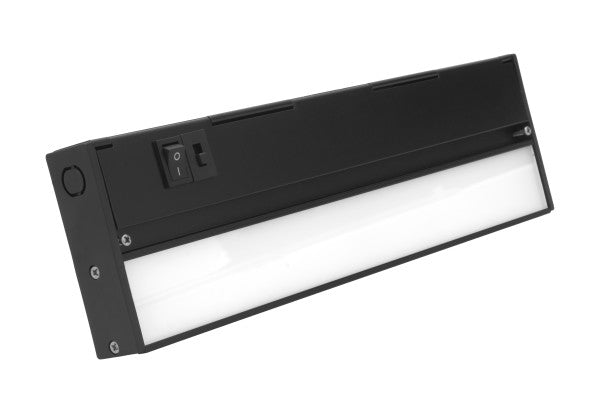 12.5" LED Undercabinet Light, CCT Selectable, 120V, Black, Nickel, Oil-Rubbed Bronze, and White