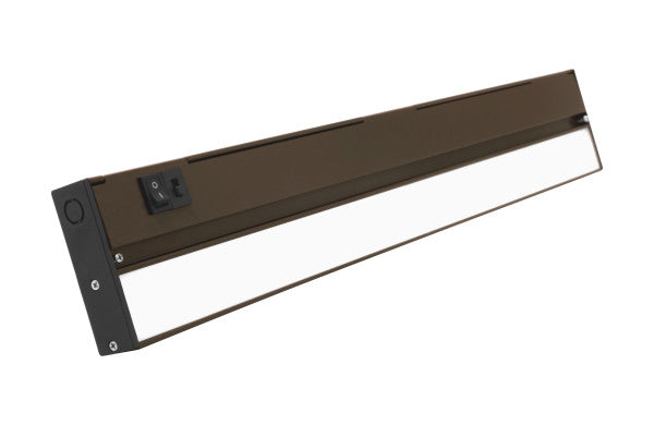 21.5" LED Undercabinet Light, CCT Selectable, 120V, Black, Nickel, Oil-Rubbed Bronze, and White