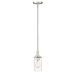 Mini-Pendant Light, Brushed Nickel or Matte Black Finish, Janna Collection