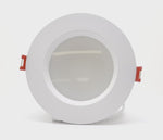 4" Frosted Downlight: M-Line, 15W, 1300 Lumens, CCT Selectable, 120V, White Finish