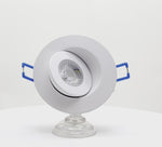 2" Floating Gimbal Canless Downlight, 400 Lumens, 5W, CCT Selectable, 120V