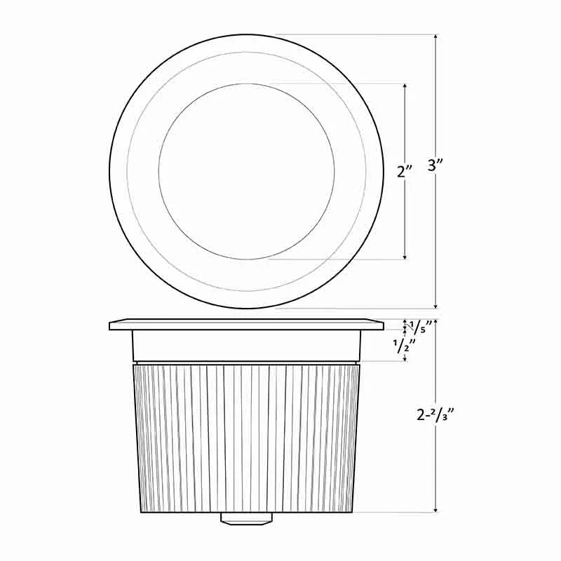 7W INTEGRATED LED INGROUND LIGHT, 3000K, 12-24V, BRUSHED NICKEL