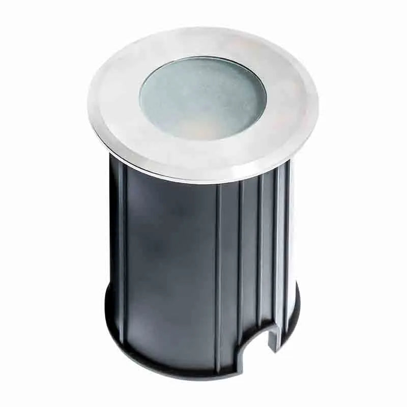 STAINLESS STEEL IN-GROUND LIGHT, 12V DC/AC, 3W COB, 290 LM, 45°, IP67, PC SLEEVE, 3000K OR 4000K