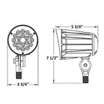 24W LED BULLET LANDSCAPE FLOOD LIGHT, 3000K OR 5000K, 12V