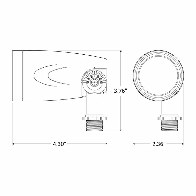 7W INTEGRATED LED LANDSCAPE UPLIGHT, 2700K, 12V