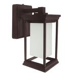 13" LED Outdoor Wall Lantern, 850LM, Oil Rubbed Bronze Finish, 20W, CCT Selectable, 120V