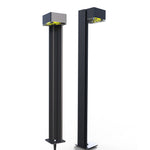 Solar Roadway Bollard Light, 300 Lumens, 3W, 3000K