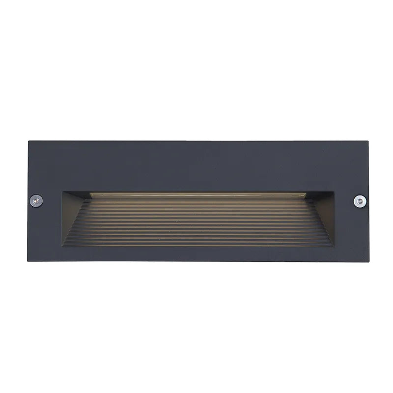 Commercial Large Wall/Step Lights, 465 Lumens, Wattage and CCT Selectable, 120-277V, Black or Gray