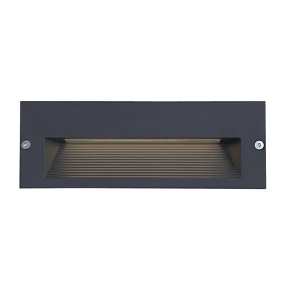 Commercial Large Wall/Step Lights, 465 Lumens, Wattage and CCT Selectable, 120-277V, Black or Gray