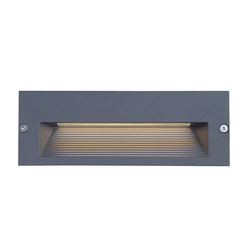 Commercial Large Wall/Step Lights, 465 Lumens, Wattage and CCT Selectable, 120-277V, Black or Gray