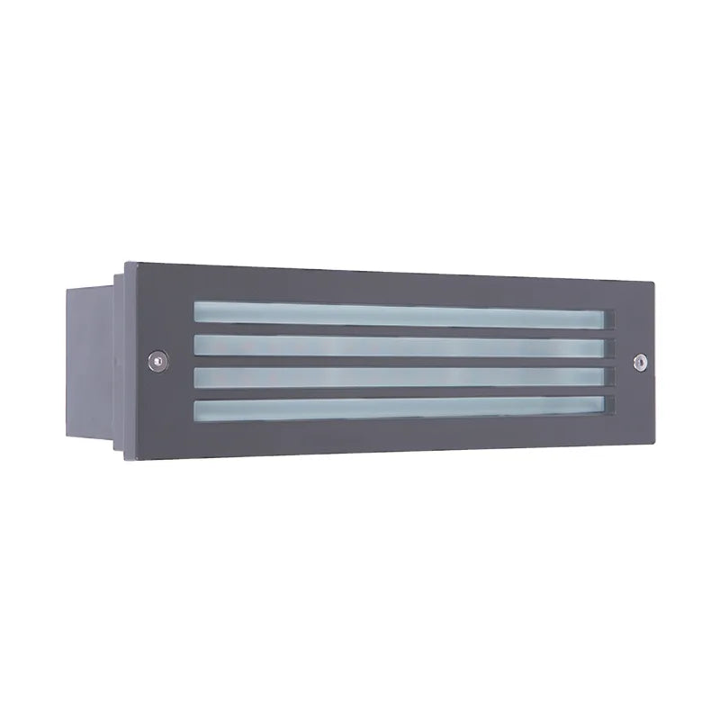 Commercial Large Wall/Step Lights, 470 Lumens, 10W, CCT Selectable, 120-277V, Black or Gray