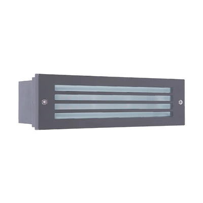 Commercial Large Wall/Step Lights, 470 Lumens, 10W, CCT Selectable, 120-277V, Black or Gray